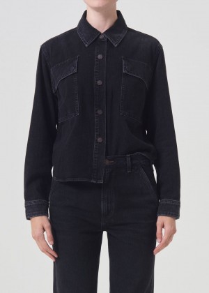 Agolde Beck Shirt Jacket Jassen Dames Intense | JNY872351