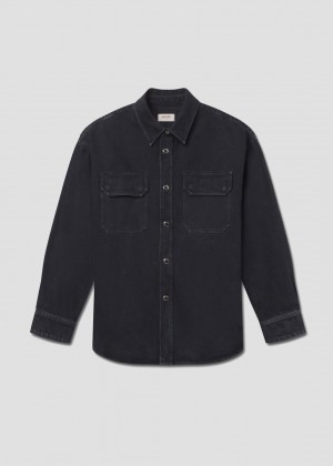 Agolde Camryn Shirt Overhemd Heren Crushed | KUL381472