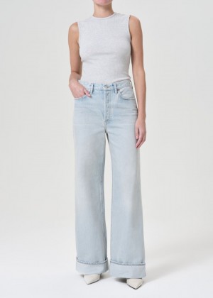 Agolde Dame High Rise Wide Leg Denim Dames Revive | KMB740239