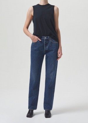 Agolde Lana Mid Rise Straight Denim Dames Sphere | PQS730658