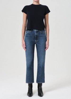 Agolde Pinch Waist Kick Flare RIGID Denim Dames Placebo | LDS601834