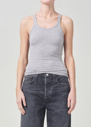 Agolde Zane Tank Topjes Dames Grijs | JYC592076