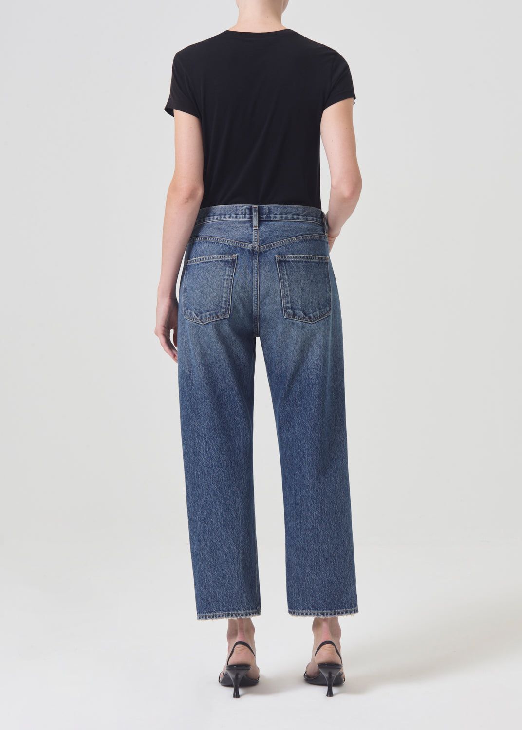 Agolde 90's Crop Mid Rise Straight Denim Dames Imagine | GRZ893412