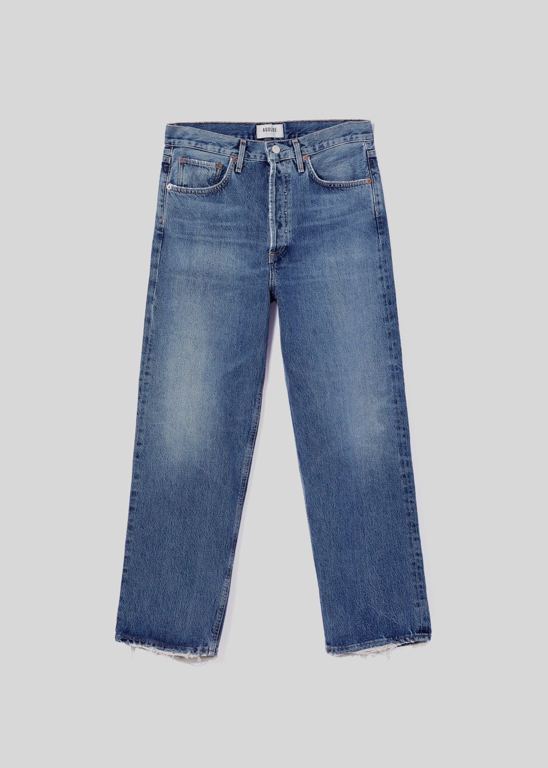 Agolde 90's Crop Mid Rise Straight Denim Dames Control | AWN786521