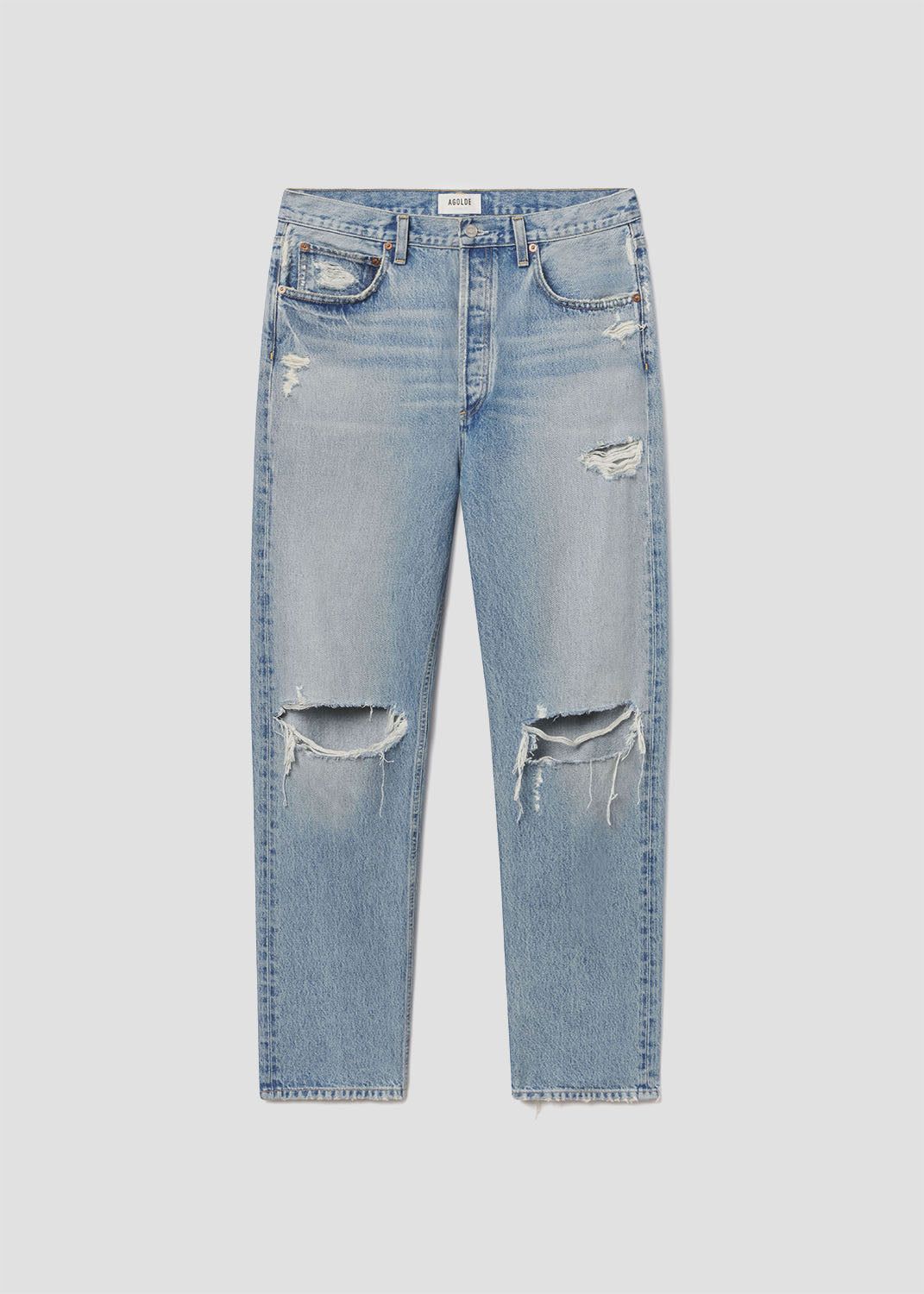 Agolde 90\'s Jean Broek Heren Threadbare | MAR781965