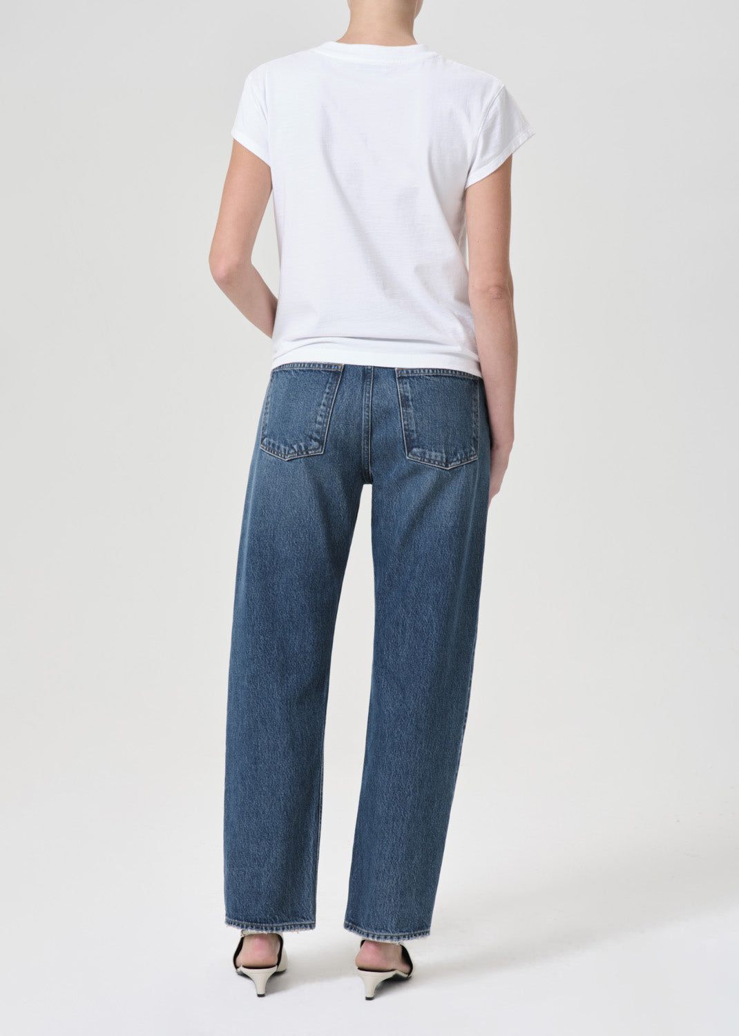 Agolde 90's Mid Rise Straight Denim Dames Essence | LHQ350642