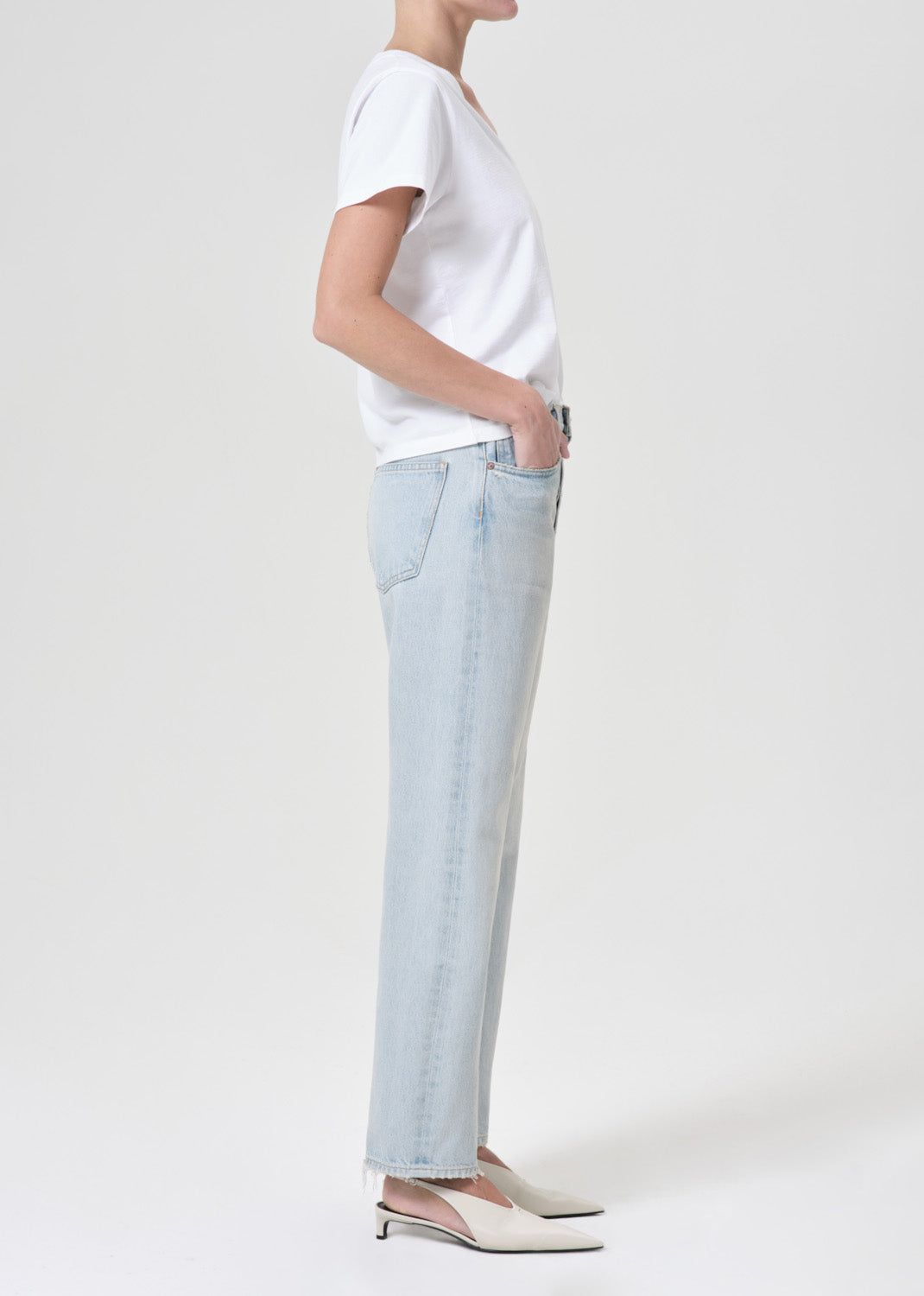 Agolde 90's Mid Rise Straight Denim Dames Revive | EDF785643