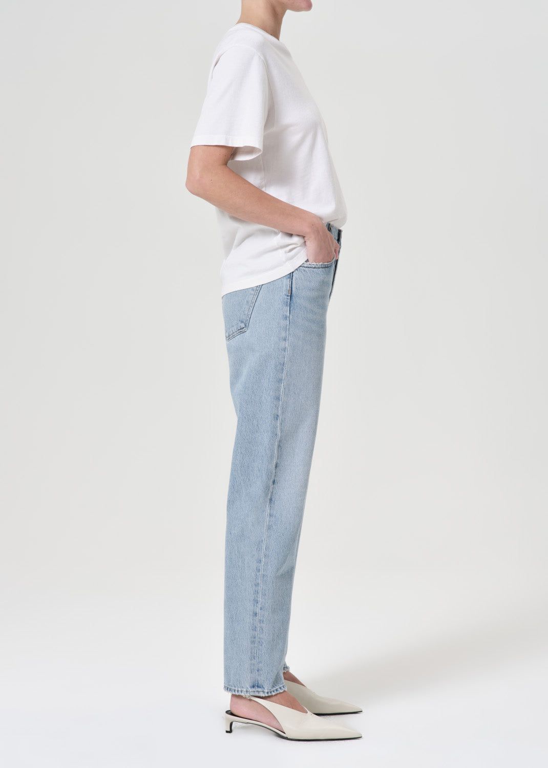 Agolde 90's Mid Rise Straight Denim Dames Force | ASU415760