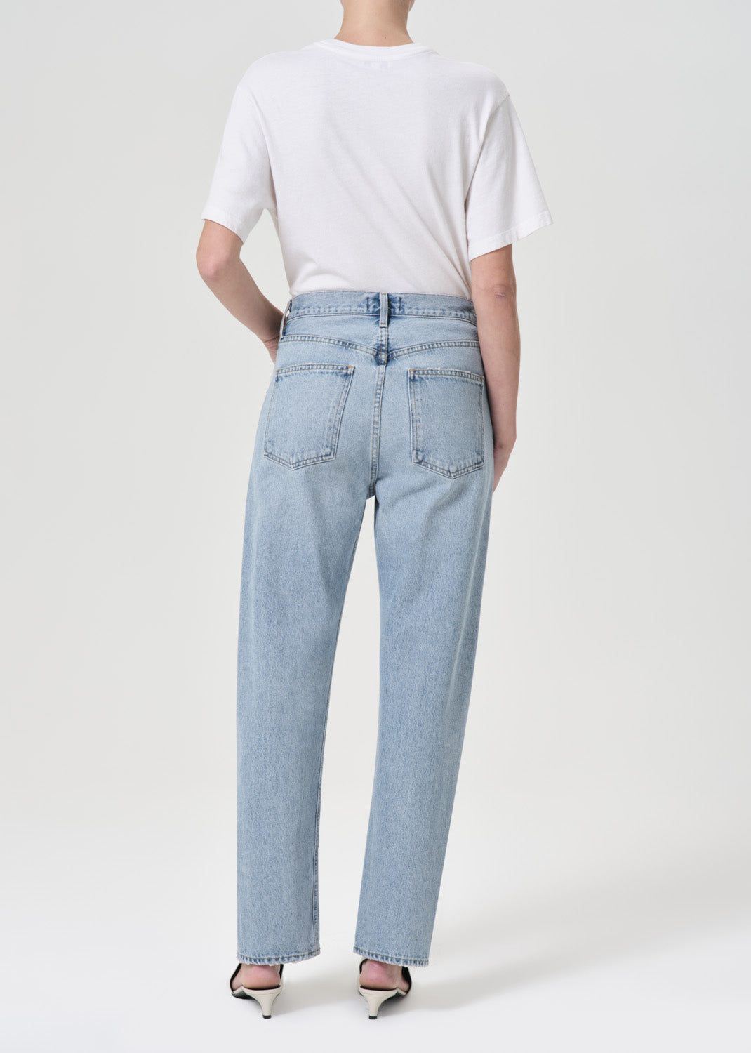 Agolde 90's Mid Rise Straight Denim Dames Force | ASU415760