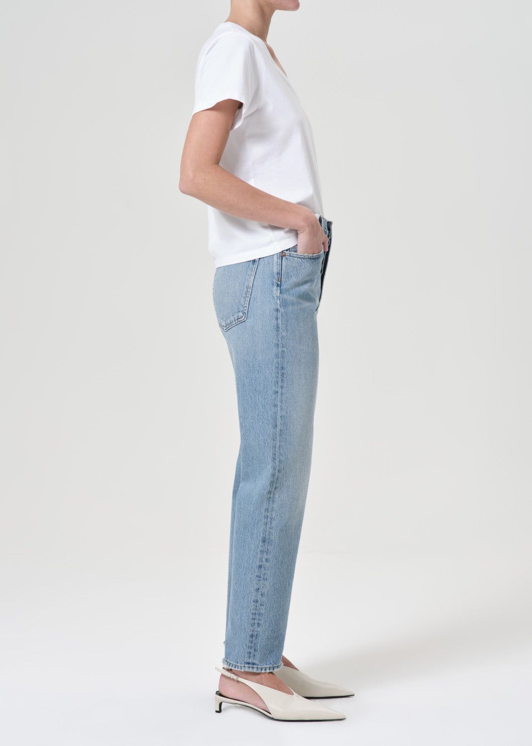 Agolde 90's Pinch Waist High Rise Straight Denim Dames Harmonic | YVX602895