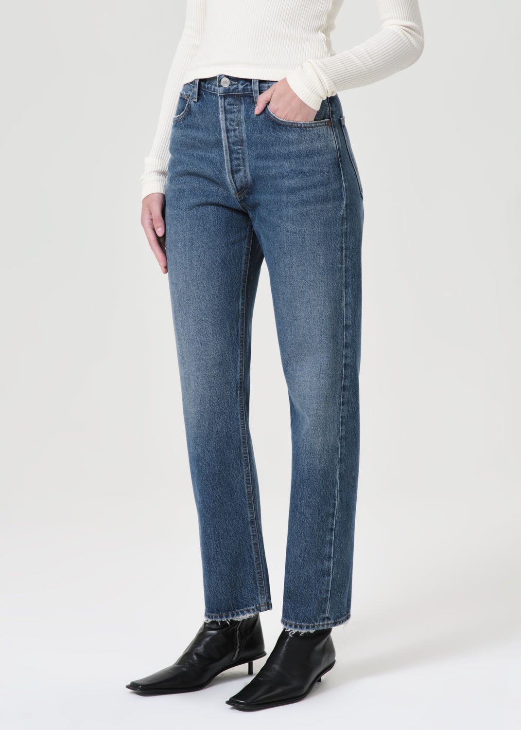 Agolde 90's Pinch Waist High Rise Straight Denim Dames Essence | OXS967301