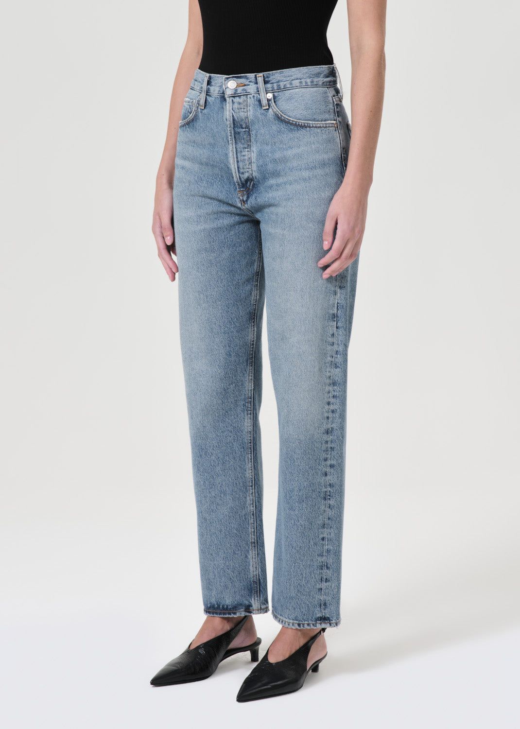 Agolde 90's Pinch Waist High Rise Straight Denim Dames Navigate | TOP670124