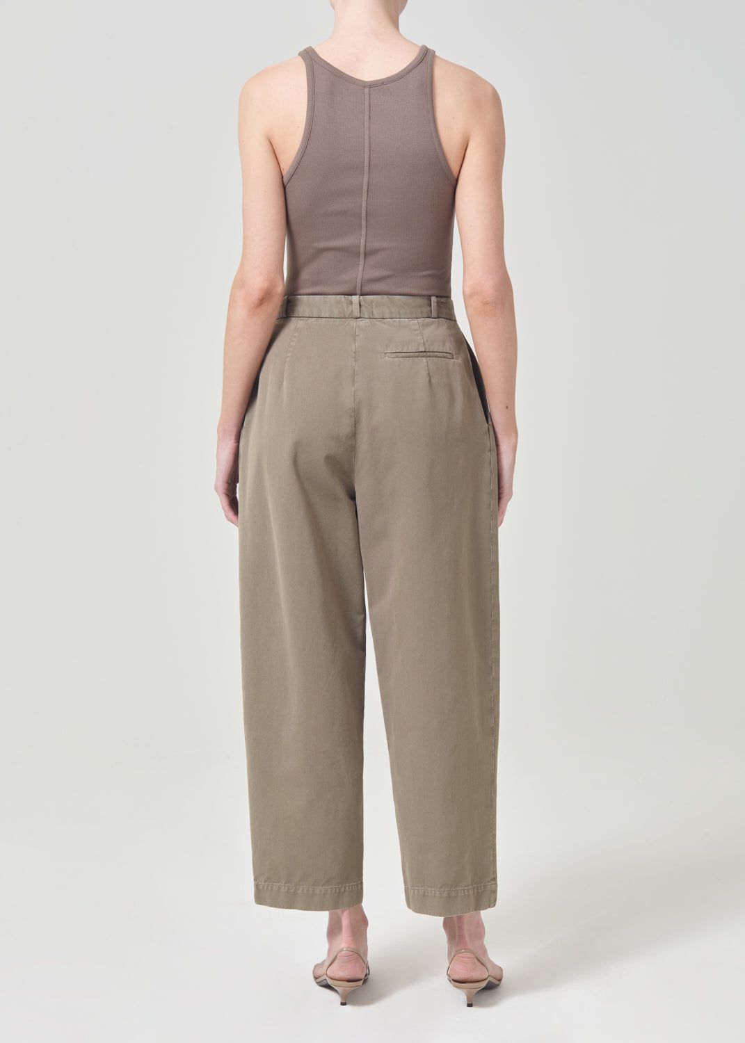 Agolde Becker Chino Broek Dames Bark | SVP147836