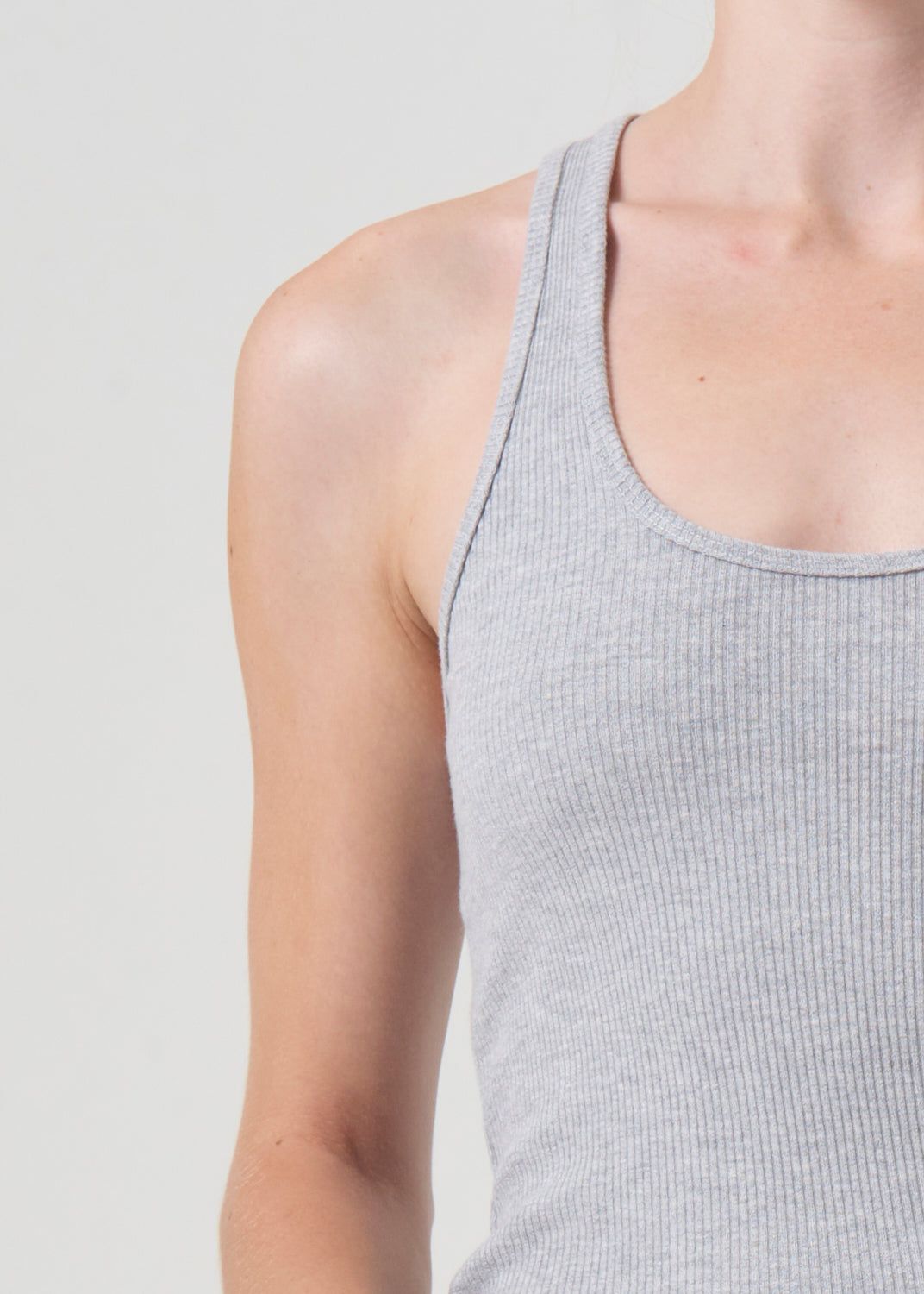 Agolde Bianca Tank Topjes Dames Grijs | CGU317405