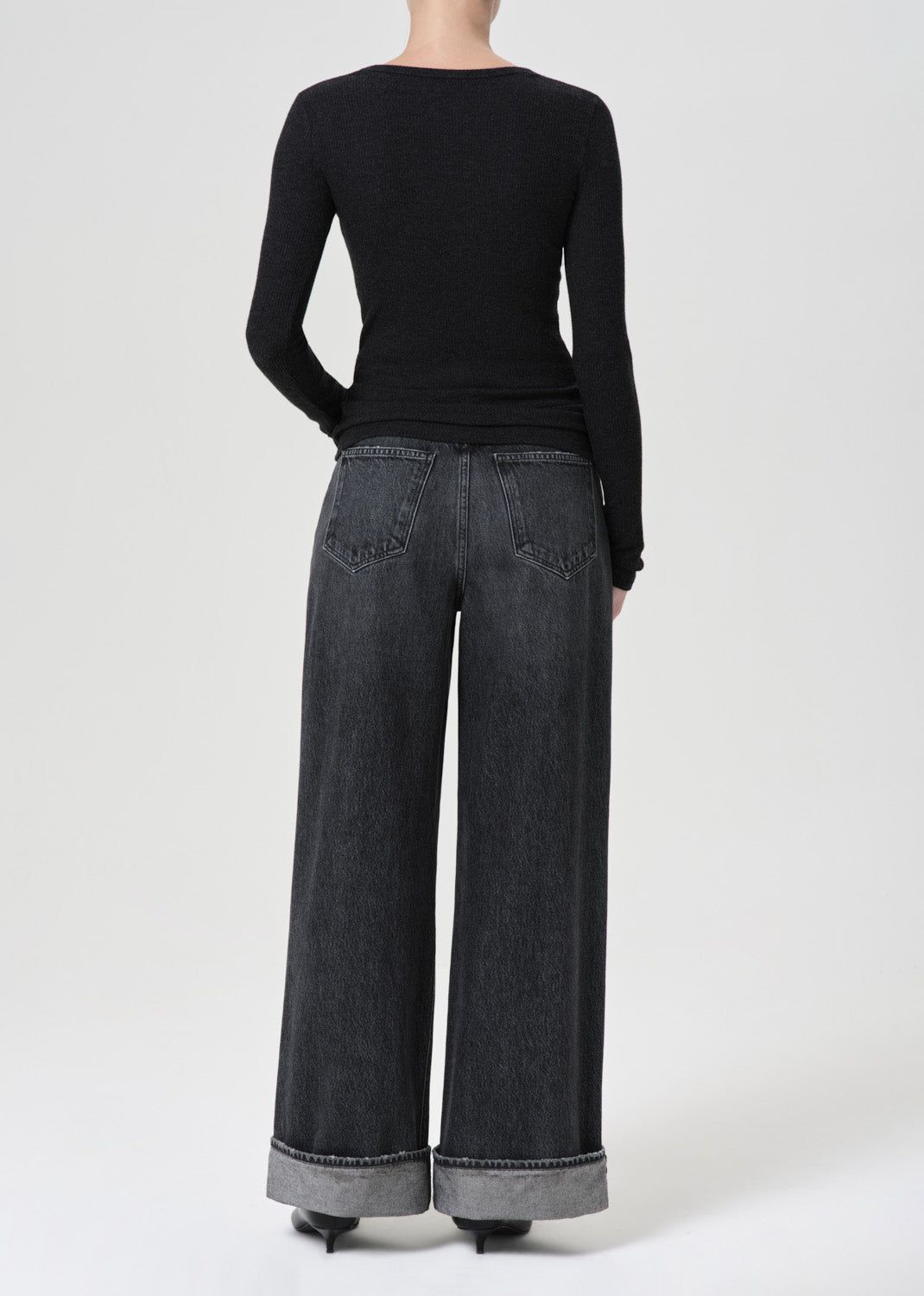 Agolde Dame High Rise Wide Leg Denim Dames Ditch | NPK138069