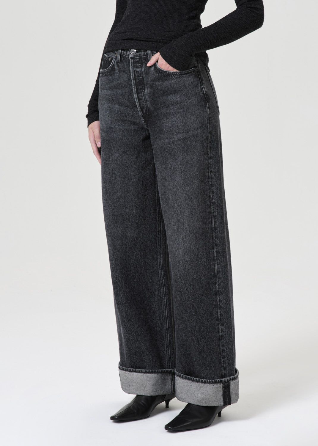 Agolde Dame High Rise Wide Leg Denim Dames Ditch | NPK138069