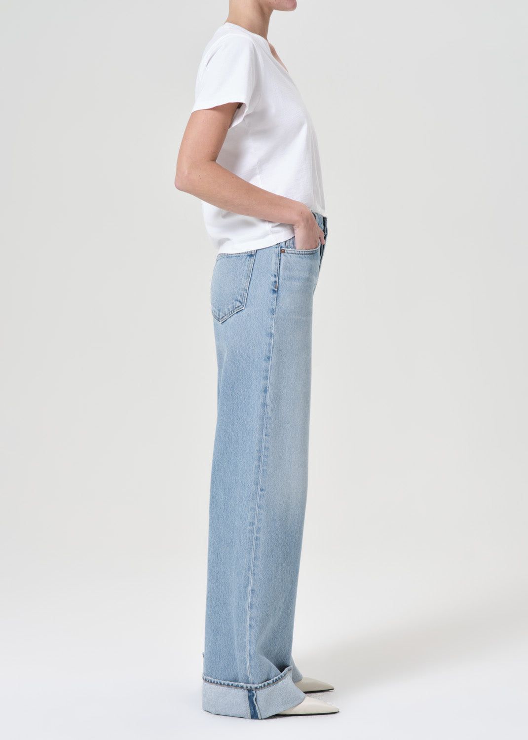 Agolde Dame High Rise Wide Leg Denim Dames Showdown | ASU709582