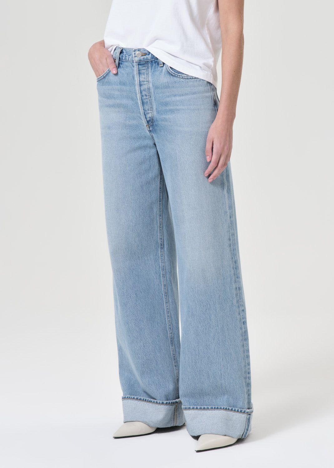 Agolde Dame High Rise Wide Leg Denim Dames Showdown | ASU709582