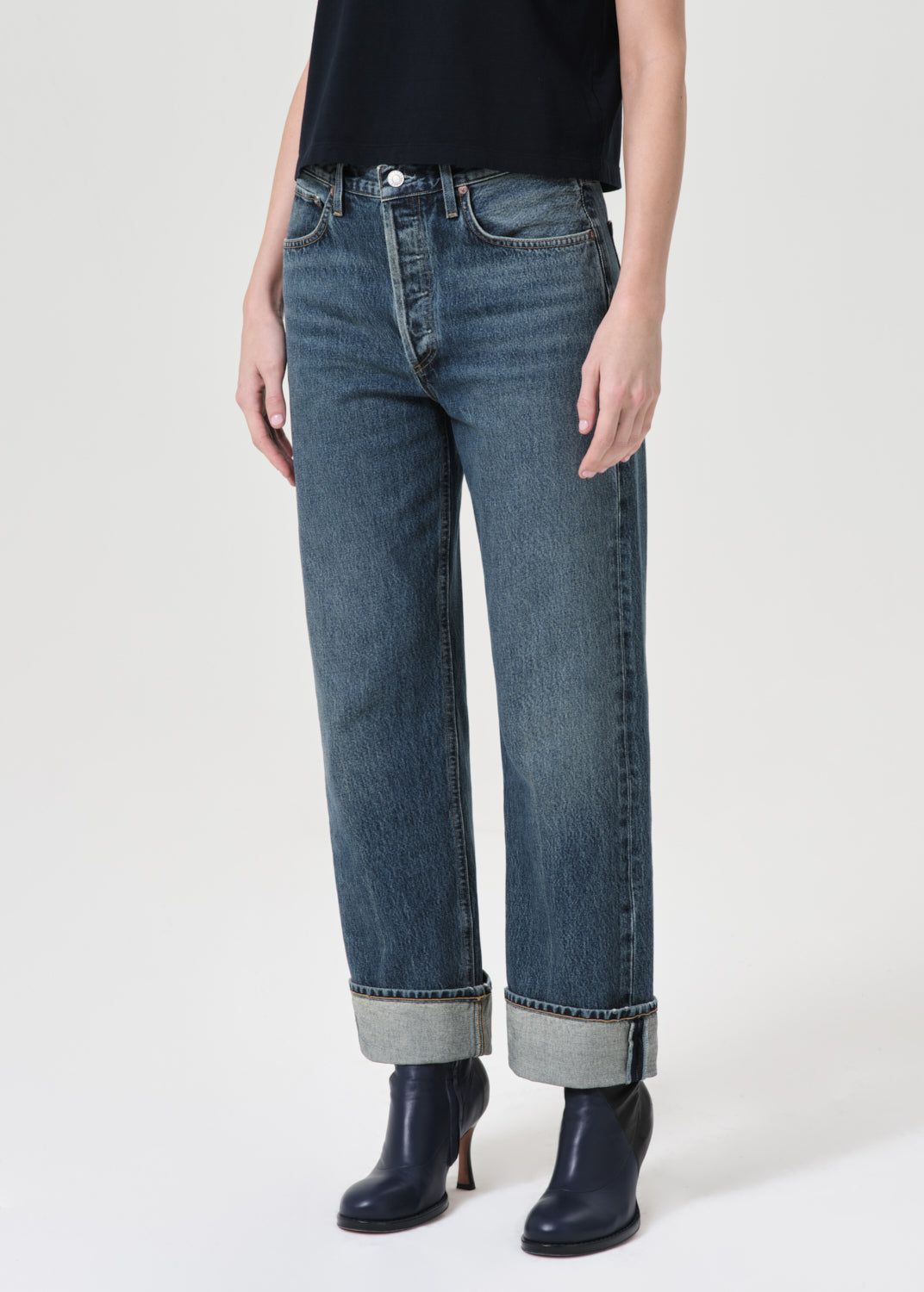 Agolde Fran Low Slung Straight Denim Dames Dwell | YUE129763