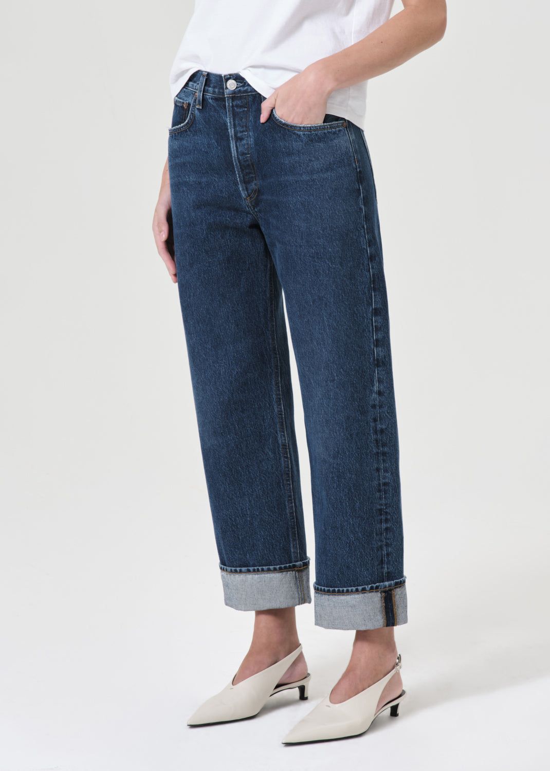 Agolde Fran Low Slung Straight Denim Dames Enamour | XSY108657