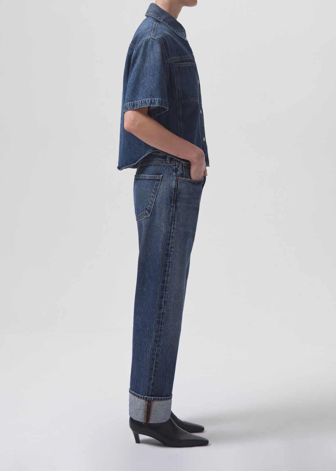 Agolde Fran Low Slung Straight Denim Dames Control | UYK847159