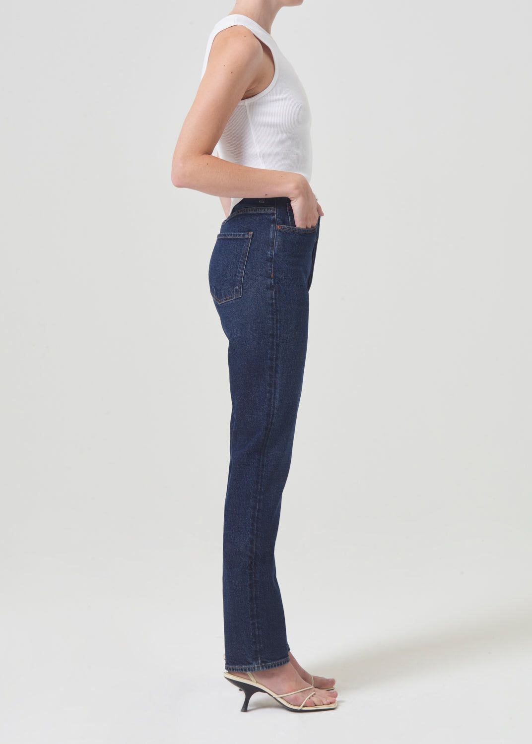 Agolde Freya High Rise Slim Stretch Denim Dames Divided | SPQ120935