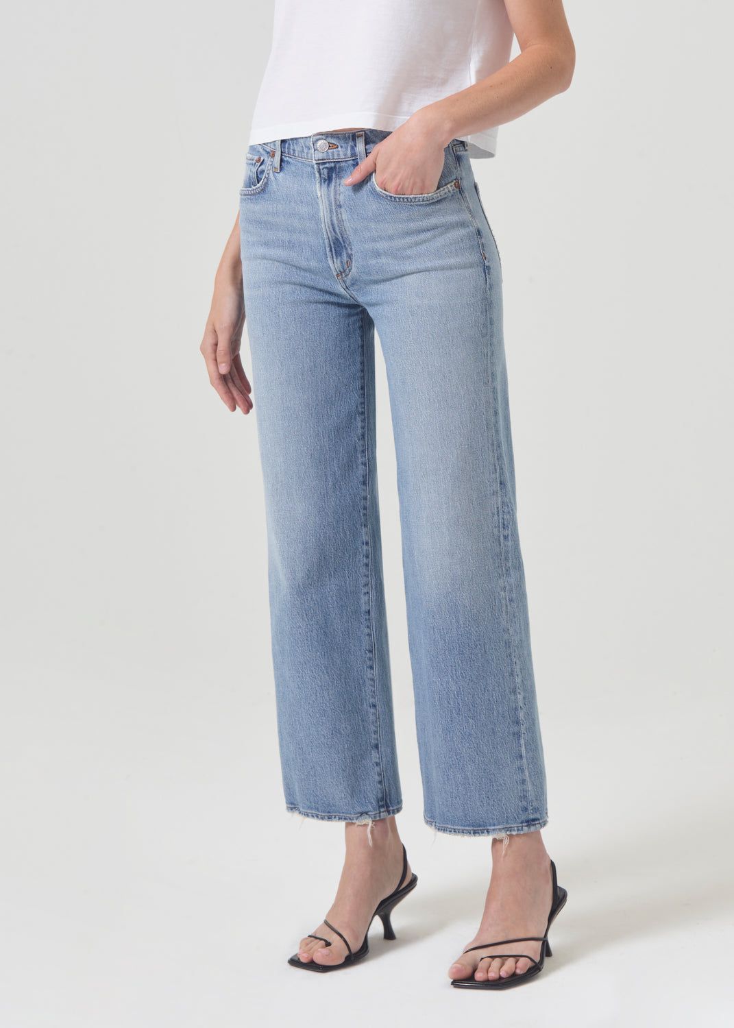 Agolde Harper Crop Jean Jeans Dames Hassle | AIZ215936