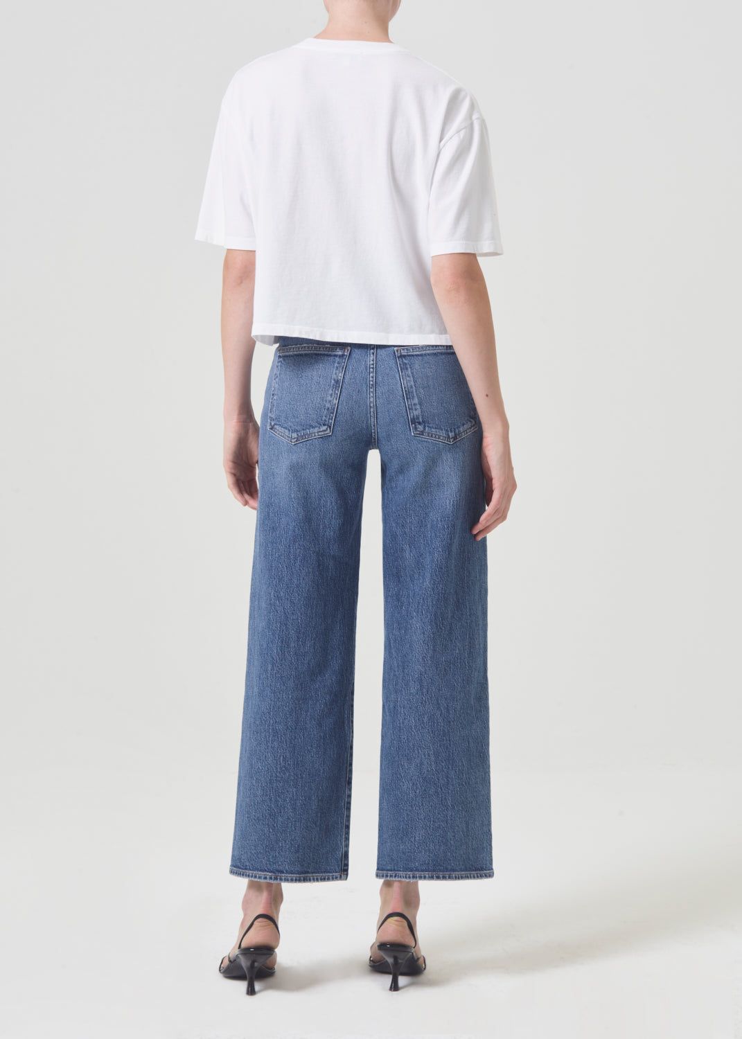 Agolde Harper Crop Jean Jeans Dames Moor | QWV214387