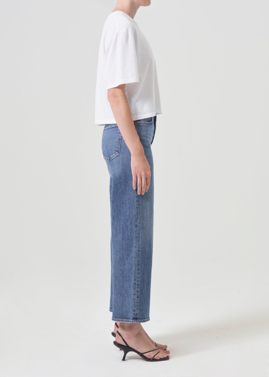 Agolde Harper Crop Jean Jeans Dames Moor | QWV214387