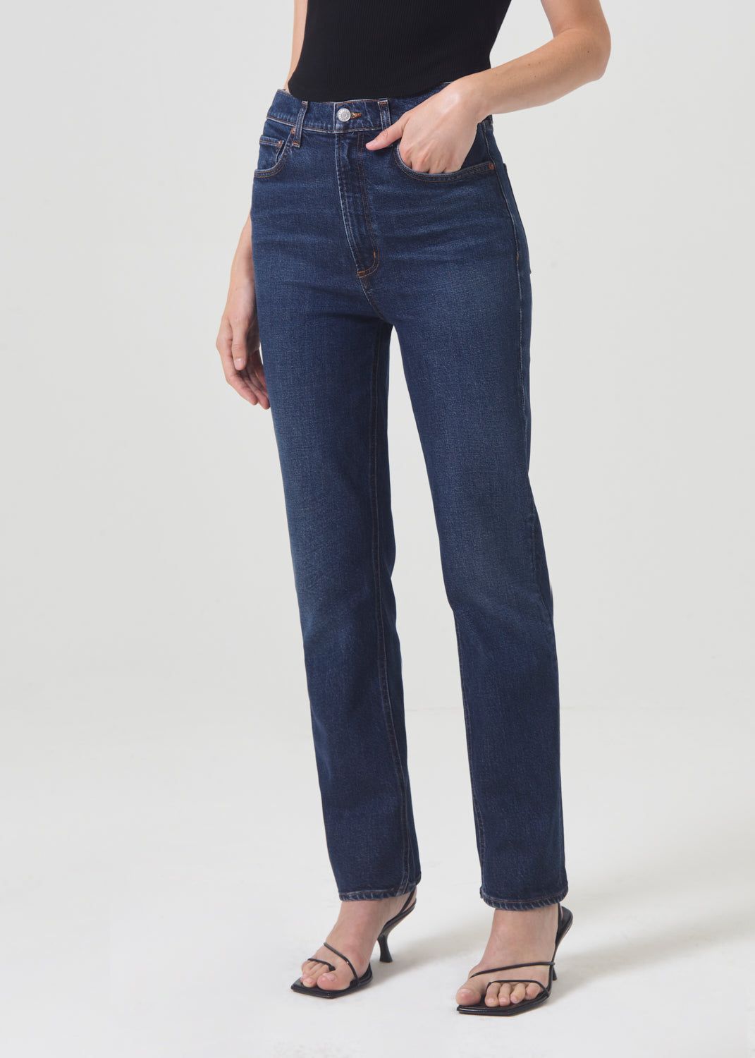 Agolde High Rise Stovepipe Stretch Denim Dames Discord | YWQ853674