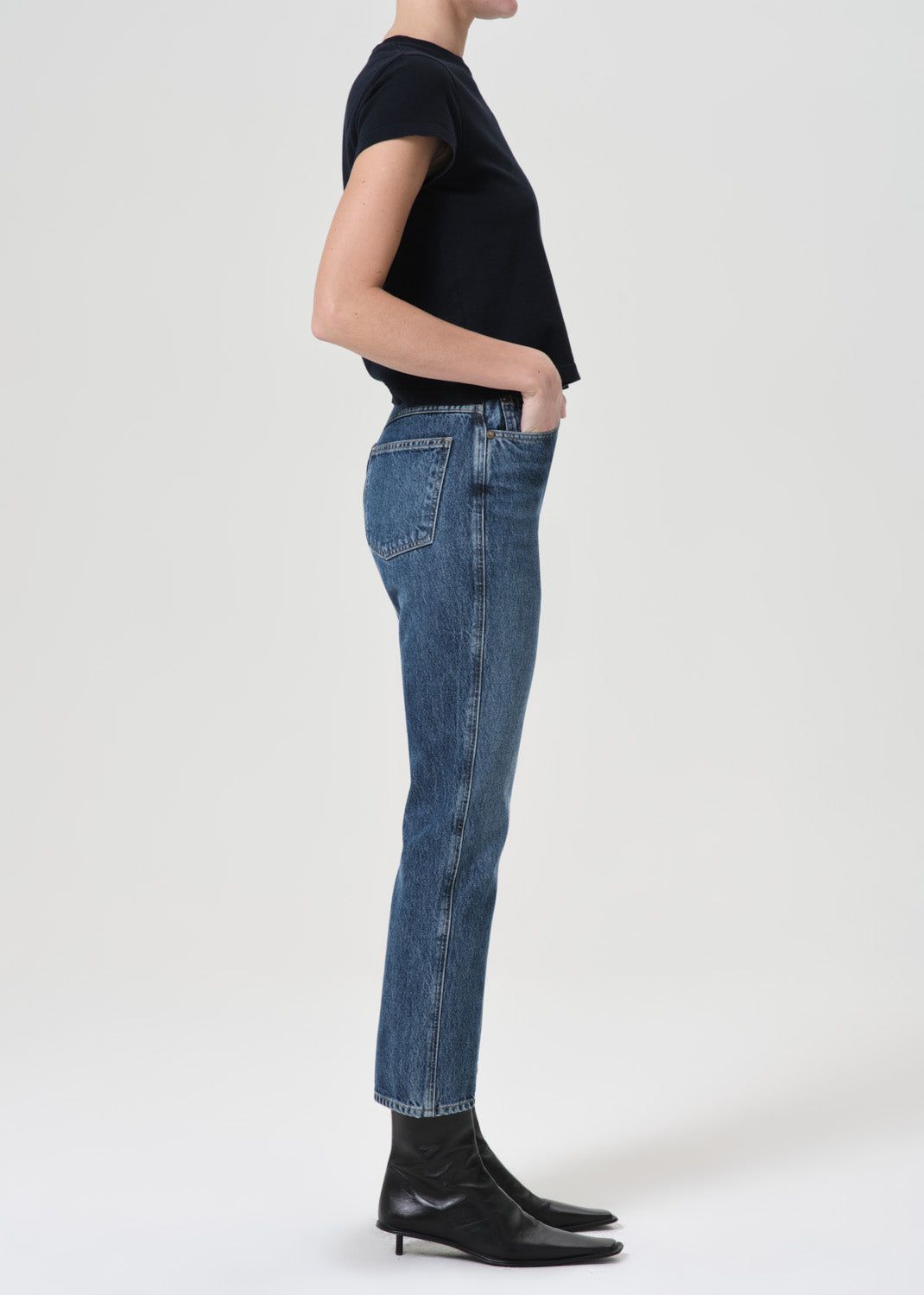 Agolde Pinch Waist Kick Flare RIGID Denim Dames Placebo | LDS601834