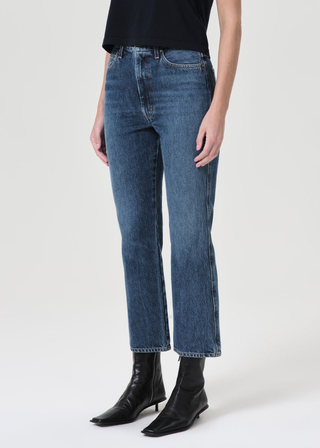 Agolde Pinch Waist Kick Flare RIGID Denim Dames Placebo | LDS601834