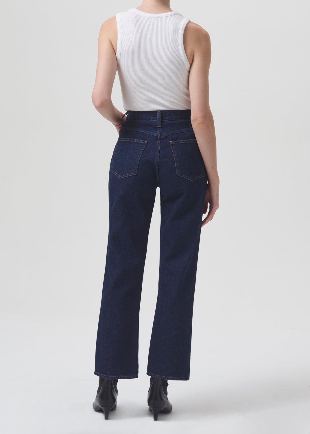 Agolde Pinch Waist Kick Flare RIGID Denim Dames Whisper | VPD920457