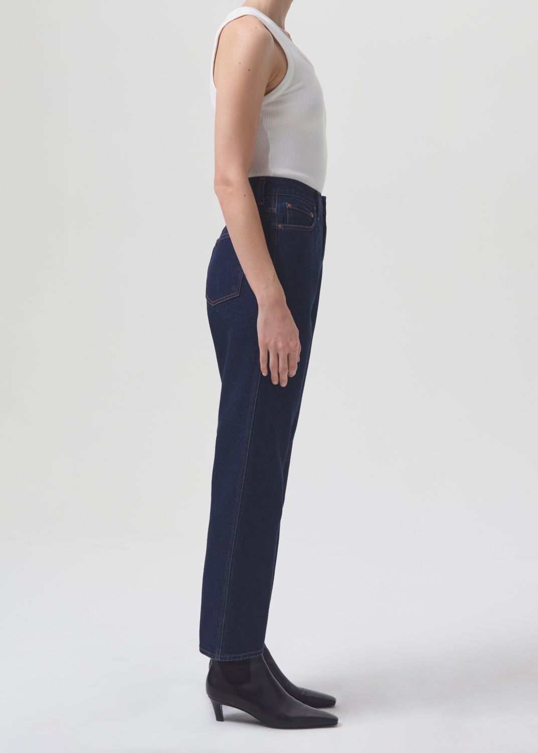 Agolde Pinch Waist Kick Flare RIGID Denim Dames Whisper | VPD920457